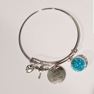 Handmade Adjustable Bangle Bracelet